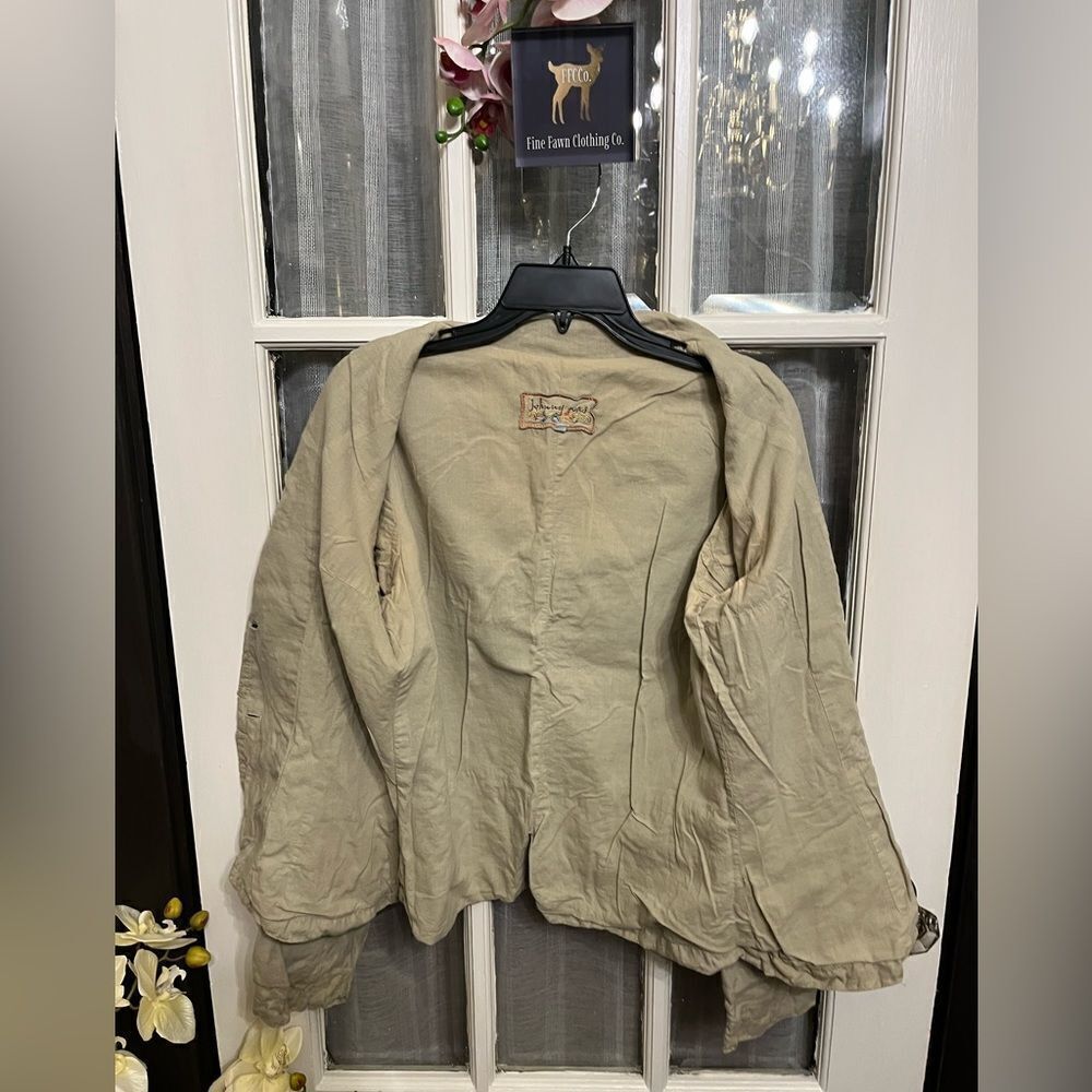Johnny Was Light Green Jacket - Picture 3 of 15